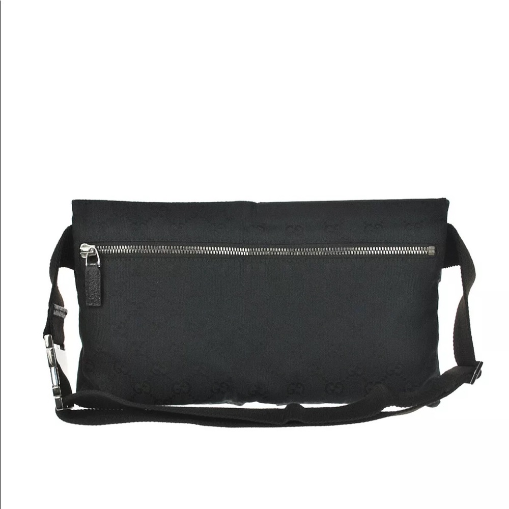 Authentic Gucci black waist bag fanny pack bum bag - Picture 6 of 13